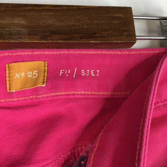 Pilcro and the Letterpress Stet Fit Cuffed Pink Shorts Size 25 - Picture 5 of 11